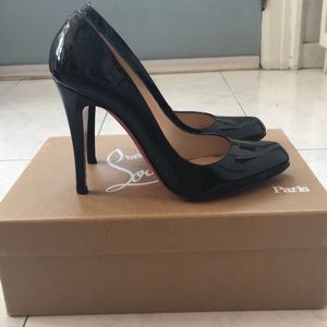 red bottom studded heels